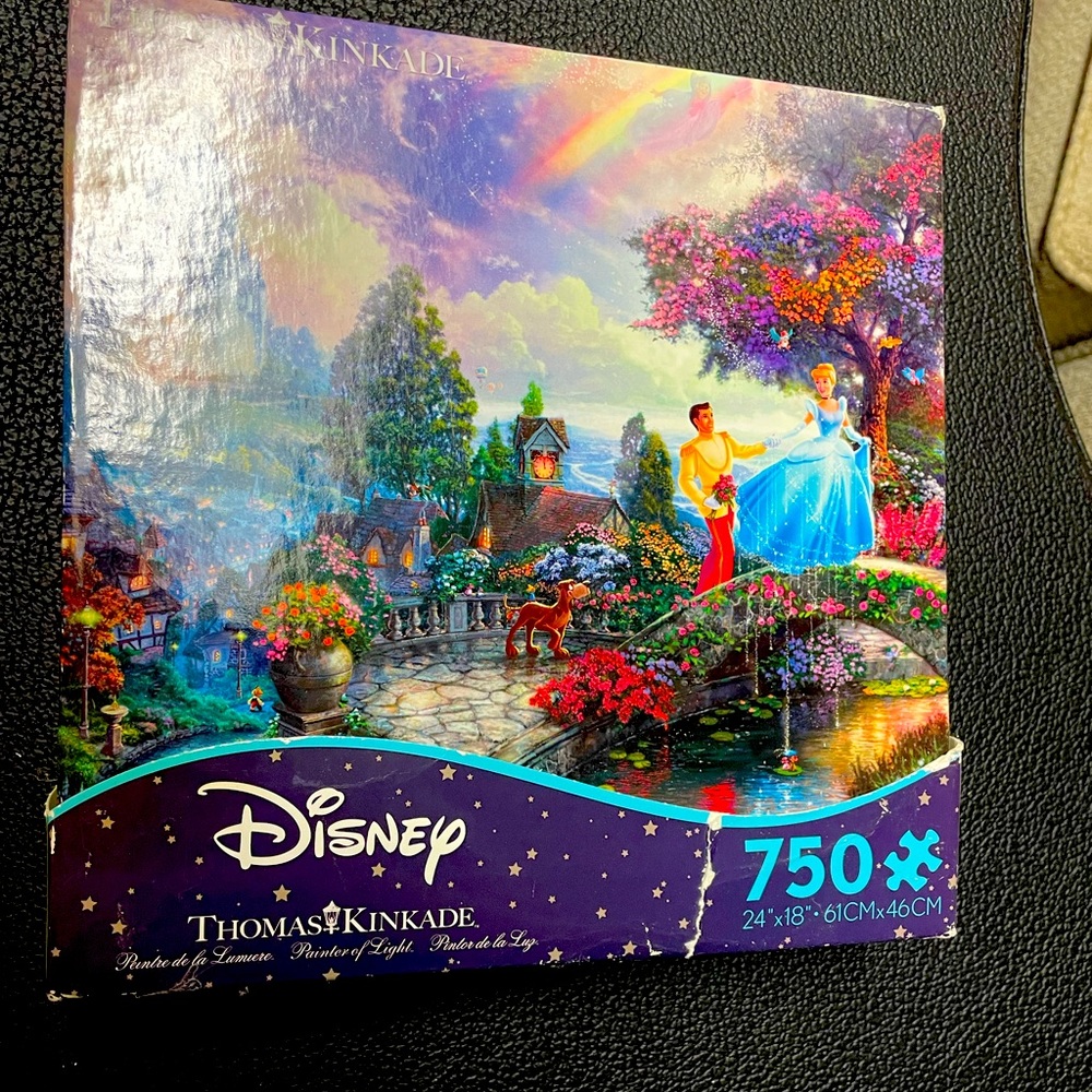 Thomas Kincaid Disney Cinderella puzzle. New.